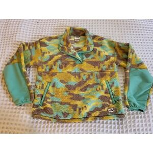 The North Face‎ Women's Cragmont 1/4 Snap Fleece Jacket Dazzle Camo Small